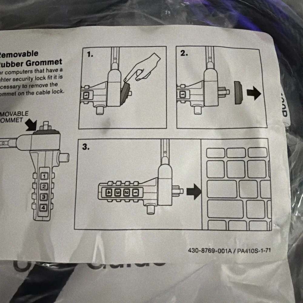 Targus DEFCON Ultimate Serialized Combo Cable Lock/Brand New **SEALED**